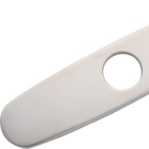 Rozin Kitchen Sink Brushed Nickel Faucet Hole Cover Deck Plate Escutcheon